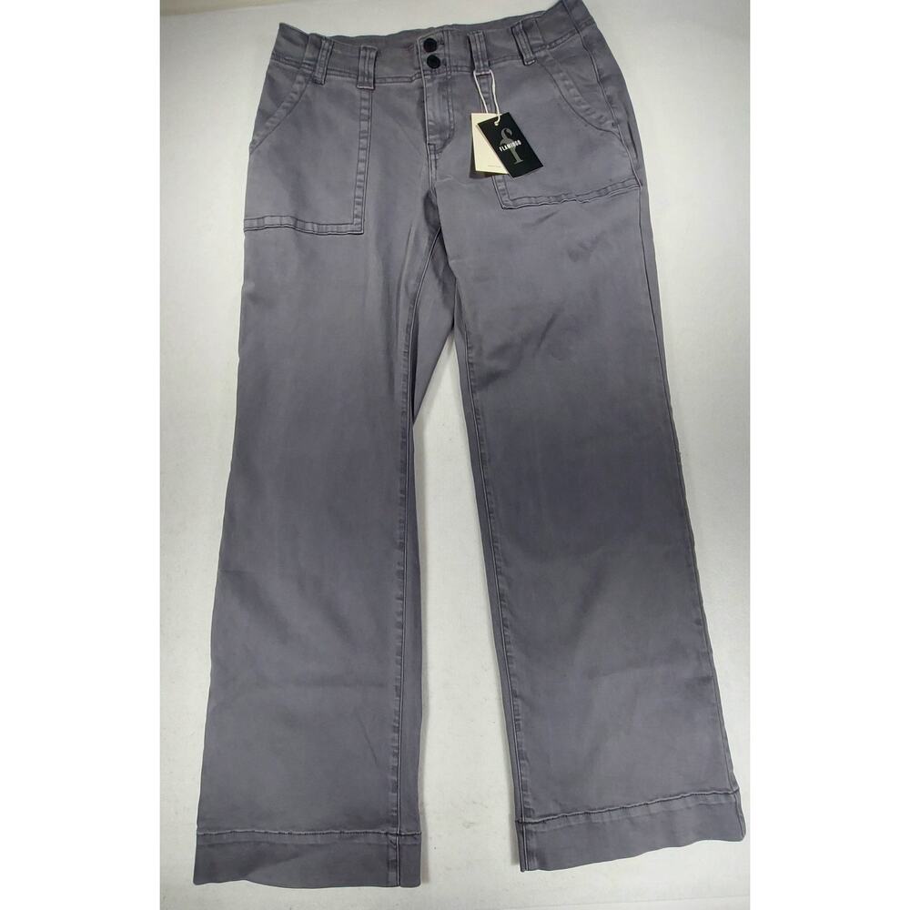 Flamingo Jeans Women’s Double Button Wide Leg Pants Size Large 34×32 NWT